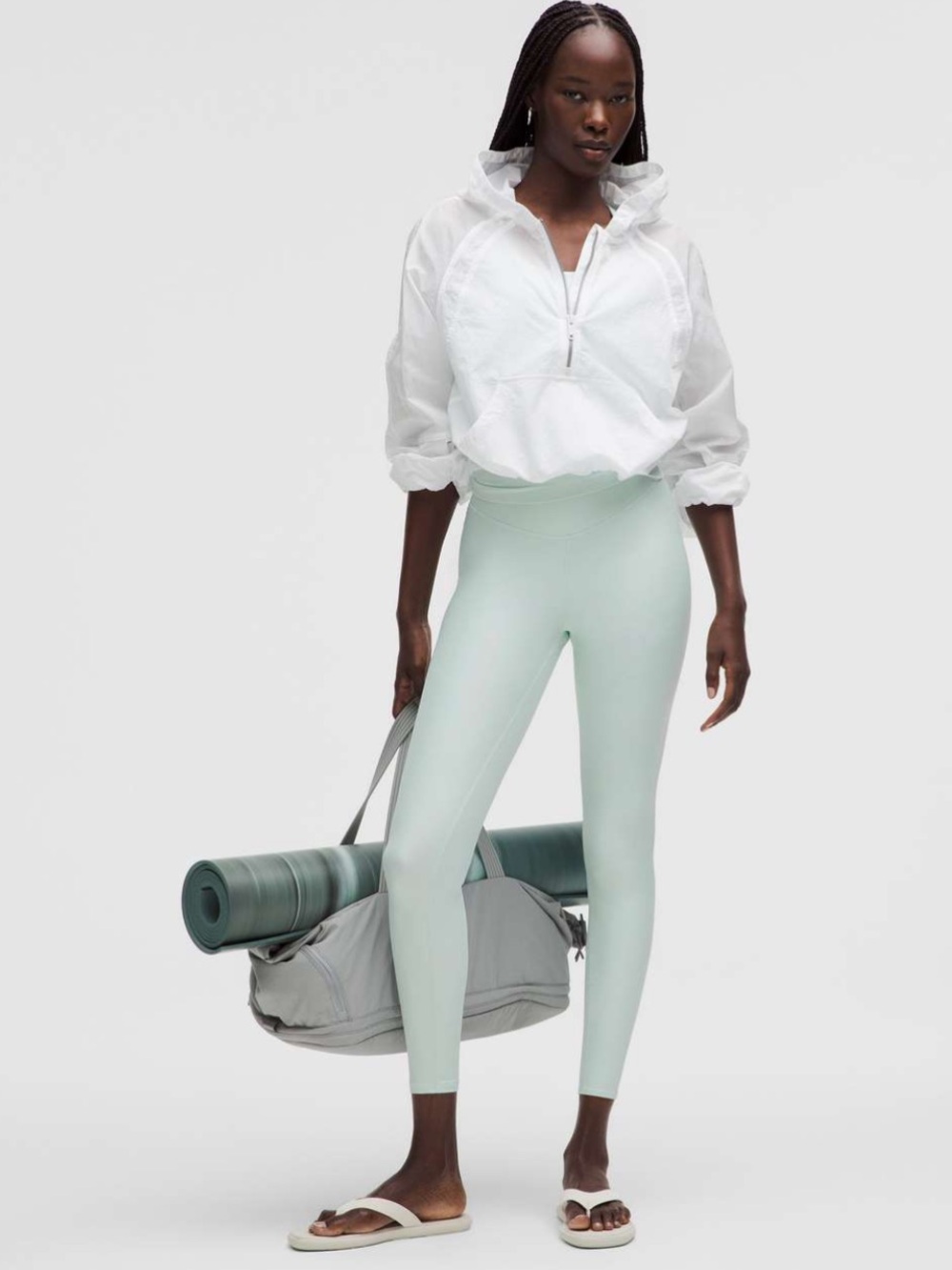 Lululemon || Wunder Under Senseknit High-Rise Tight 25" Mint Breeze Green 2‎